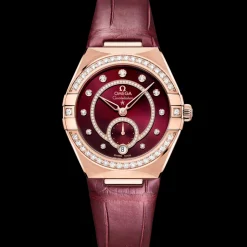 34 mm, oro Sedna™ su cinturino di pelle