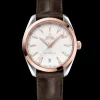 41 mm, oro Sedna™ su cinturino di pelle