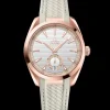 41 mm, oro Sedna™ su cinturino in caucciù