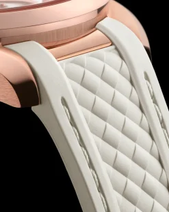 41 mm, oro Sedna™ su cinturino in caucciù
