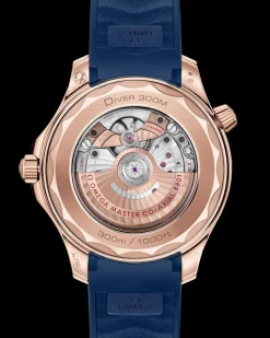 42 mm, oro Sedna™ su cinturino in caucciù