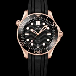 42 mm, oro Sedna™ su cinturino in caucciù