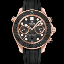 44 mm, oro Sedna™ su cinturino in caucciù