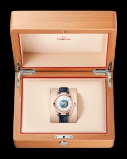 43 mm, oro Sedna™ su cinturino di pelle