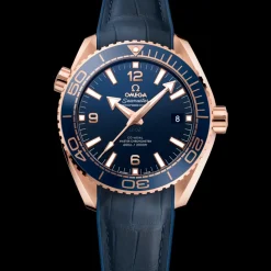 43,5 mm, oro Sedna™ su cinturino in pelle con rivestimento interno in caucciù