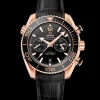 45,5 mm, oro Sedna™ su cinturino in pelle con rivestimento interno in caucciù
