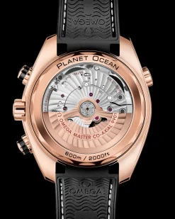 45,5 mm, oro Sedna™ su cinturino in pelle con rivestimento interno in caucciù