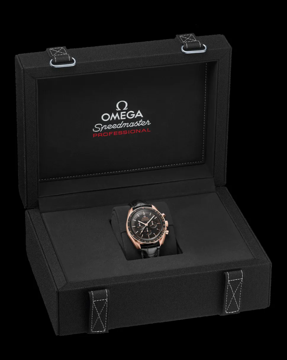42 mm, oro Sedna™ su cinturino di pelle