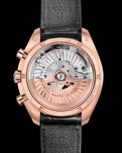 44,25 mm, oro Sedna™ su cinturino di pelle