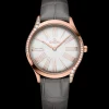 36 mm, oro Sedna™ su cinturino di pelle