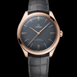 40 mm, oro Sedna™ su cinturino di pelle