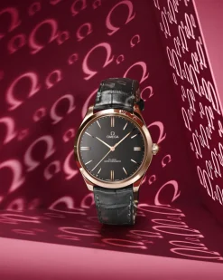 40 mm, oro Sedna™ su cinturino di pelle