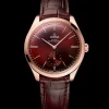 40 mm, oro Sedna™ su cinturino di pelle