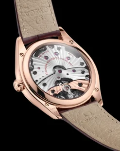 40 mm, oro Sedna™ su cinturino di pelle