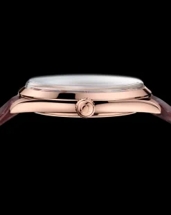 40 mm, oro Sedna™ su cinturino di pelle