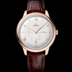 41 mm, oro Sedna™ su cinturino di pelle