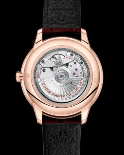 41 mm, oro Sedna™ su cinturino di pelle