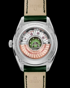 41 mm, platino su cinturino di pelle