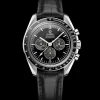 42 mm, platino su cinturino di pelle