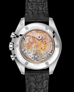 42 mm, platino su cinturino di pelle