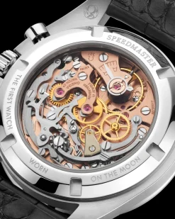 42 mm, platino su cinturino di pelle