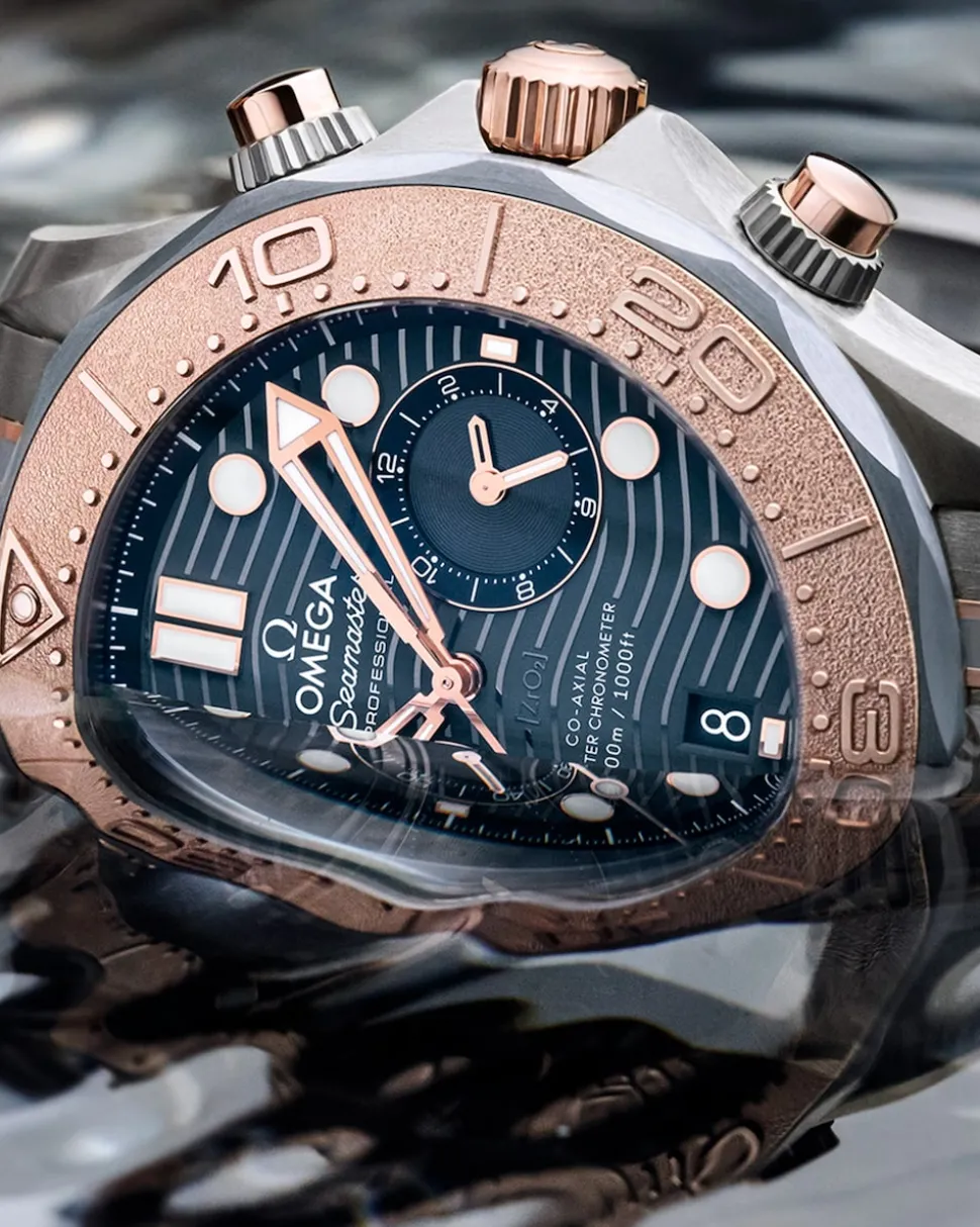 44 mm, titanio ‑ tantalio ‑ oro Sedna™ su titanio ‑ tantalio ‑ oro Sedna™
