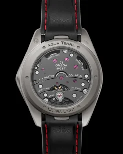 41 mm, titanio su cinturino in caucciù