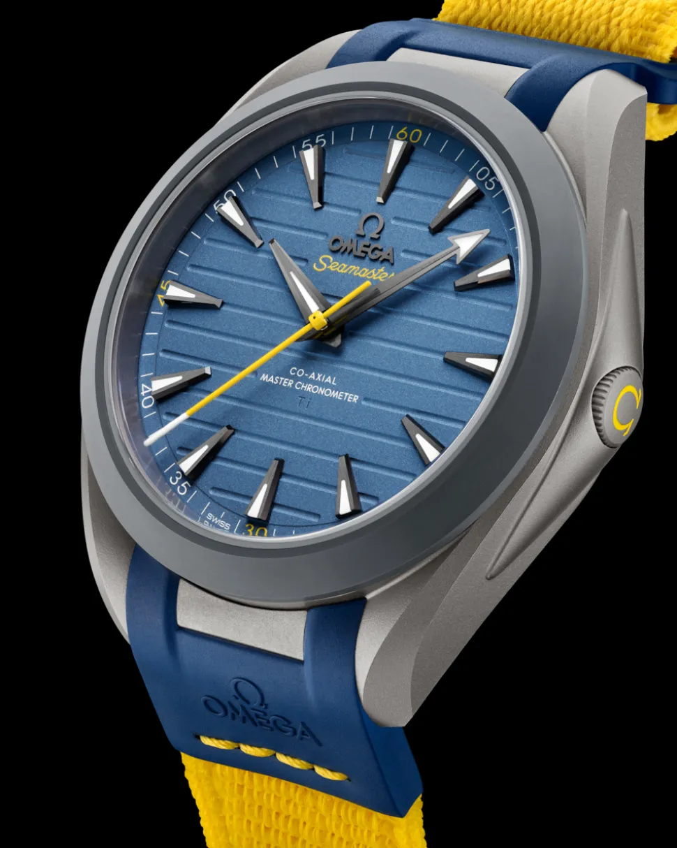 41 mm, titanio su cinturino in caucciù
