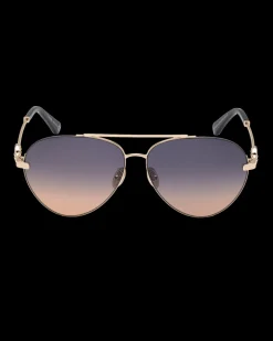 Occhiale da sole stile aviatore, donna