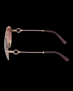 Occhiale da sole stile aviatore, donna