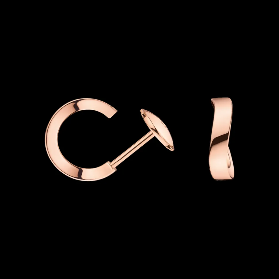 Orecchini, oro rosso 18k