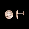 Orecchini, oro rosso 18k, madreperla