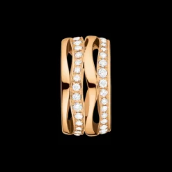 Pendente, oro giallo 18k, diamanti