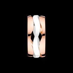 Pendente, oro rosso 18k, ceramica