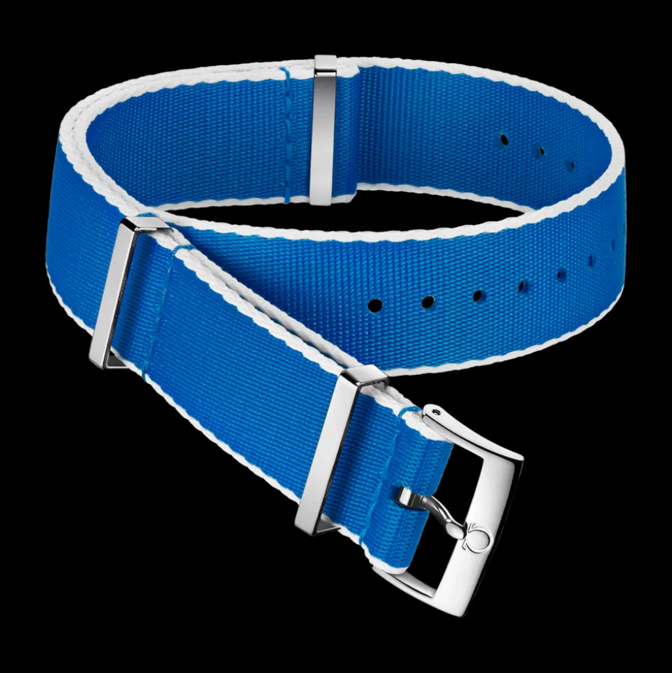 Poliammide, blu e bianco