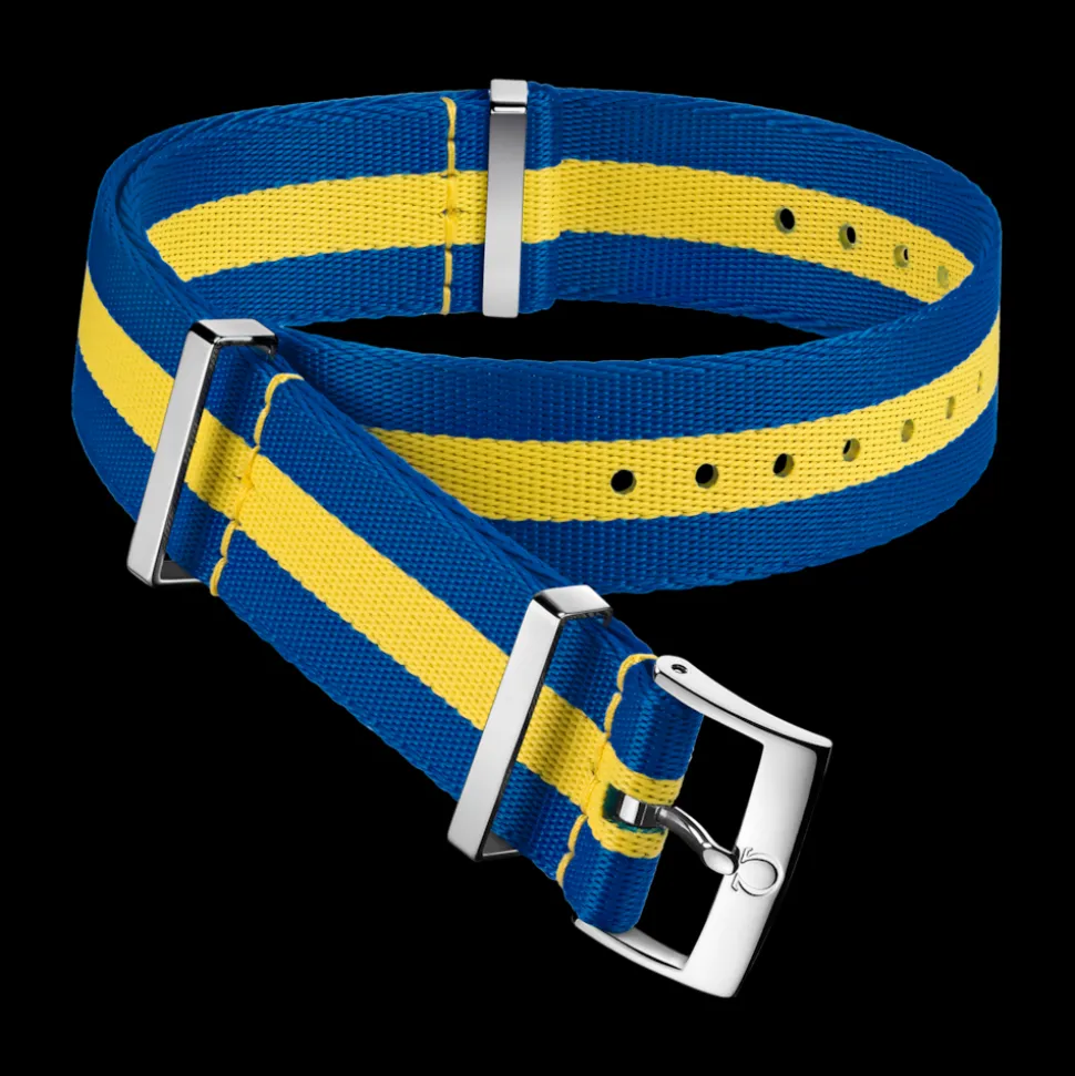 Poliammide, blu e giallo