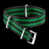 Poliammide, nero e verde