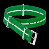 Poliammide, verde e bianco