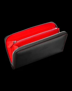 Portafoglio, nero/rosso